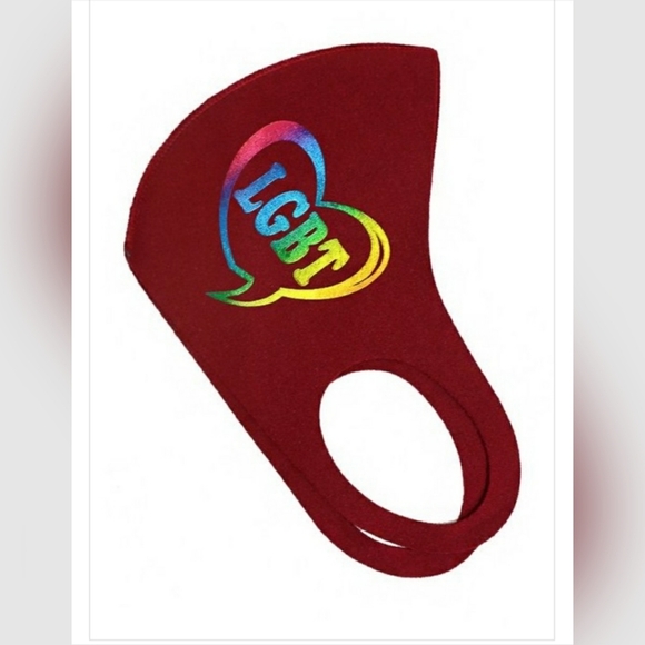 💧LGBT | HEART MASK - Picture 2 of 2